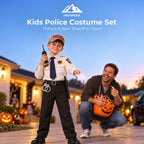 Kids Police Costume Set