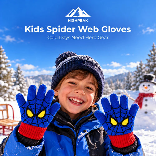 Kids Spider Web Gloves