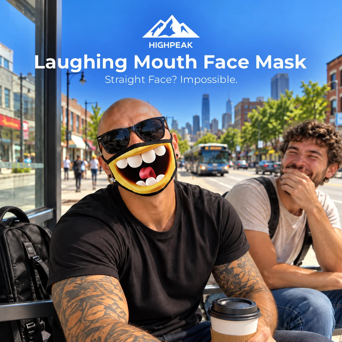 Laughing Mouth Face Mask