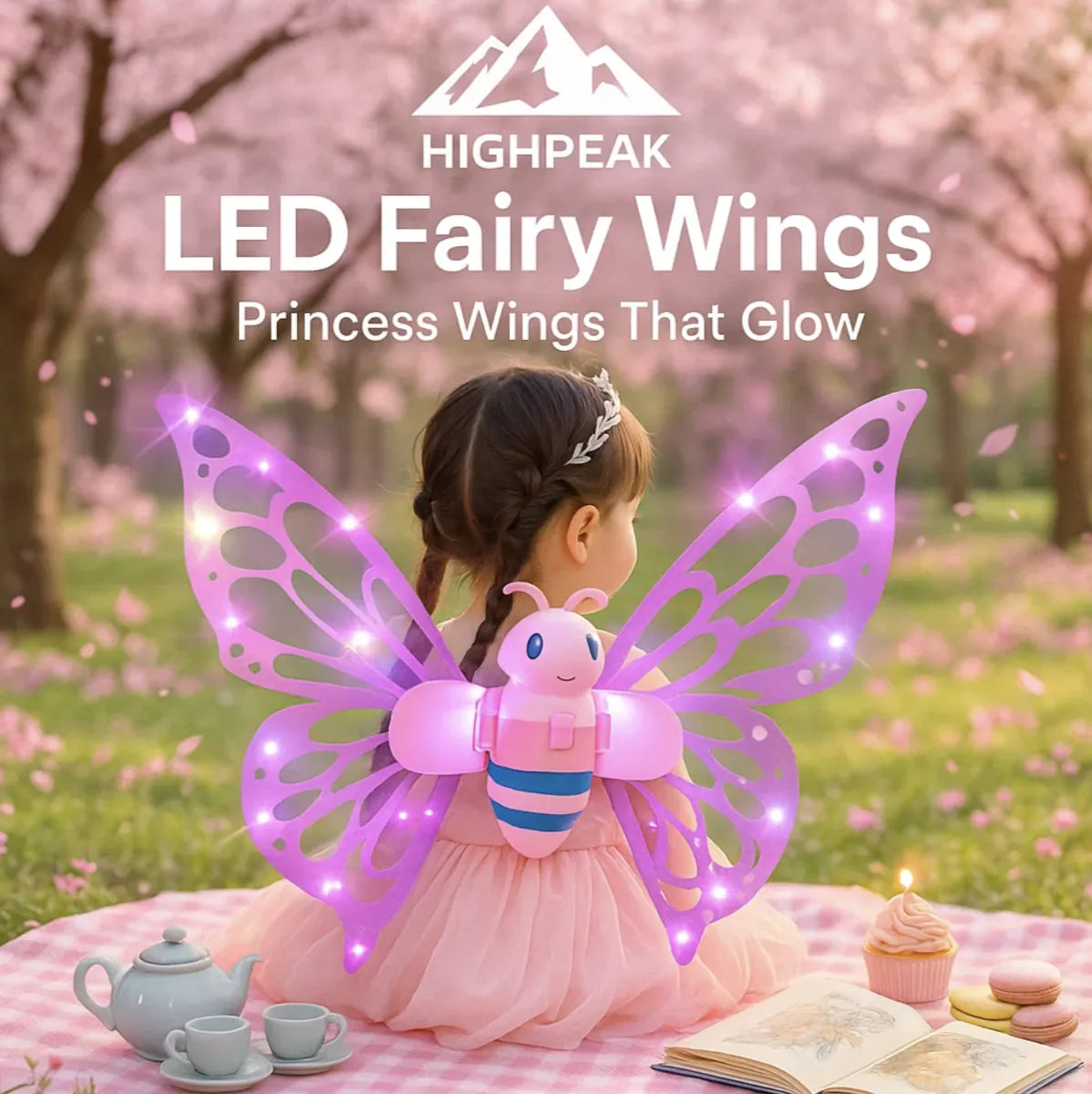 LED Fairy Wings for Kids