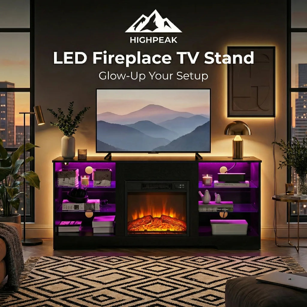 LED Fireplace TV Stand