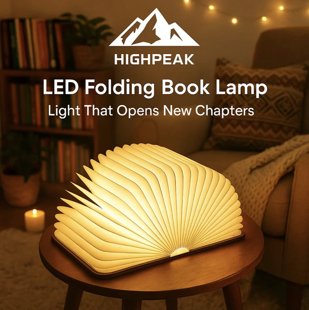 LED Folding Book Lamp
