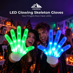 LED Glowing Skeleton Gloves
