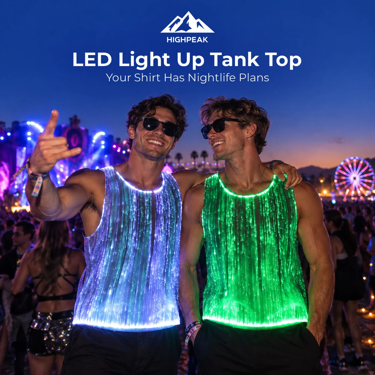 LED Light Up Tank Top