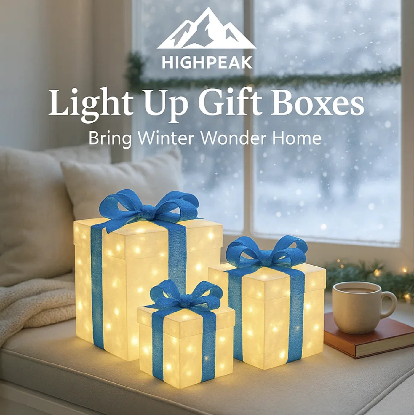 Light Up Christmas Gift Boxes