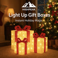 Light Up Christmas Gift Boxes