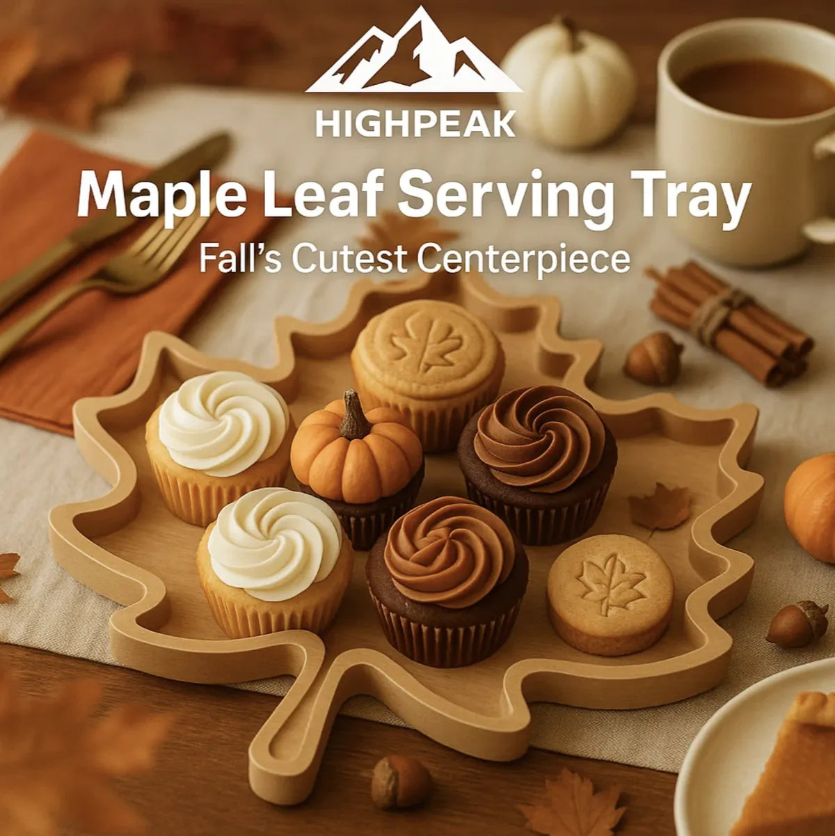 Maple Leaf Serving Tray