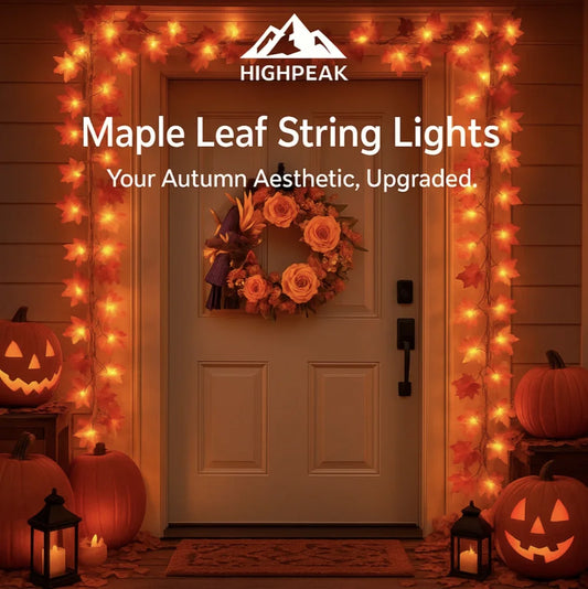Maple Leaf String Lights