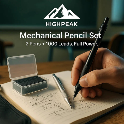 Mechanical Pencil Set (2 Pencils + 1000 Leads)