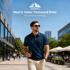 Men's Valor Textured Polo