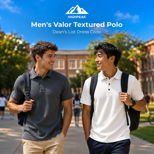 Men's Valor Textured Polo
