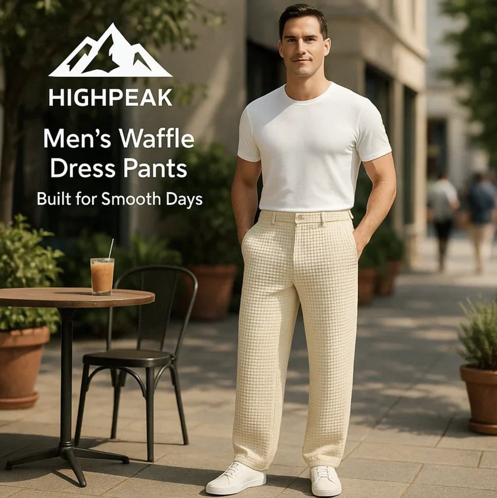 Men’s Waffle Dress Pants