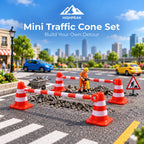 Mini Traffic Cone Set