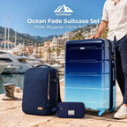Ocean Fade Suitcase Set