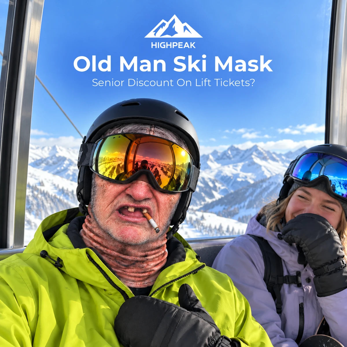 Old Man Ski Mask