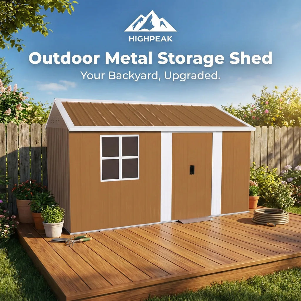 Outdoor Metal Storage Shed