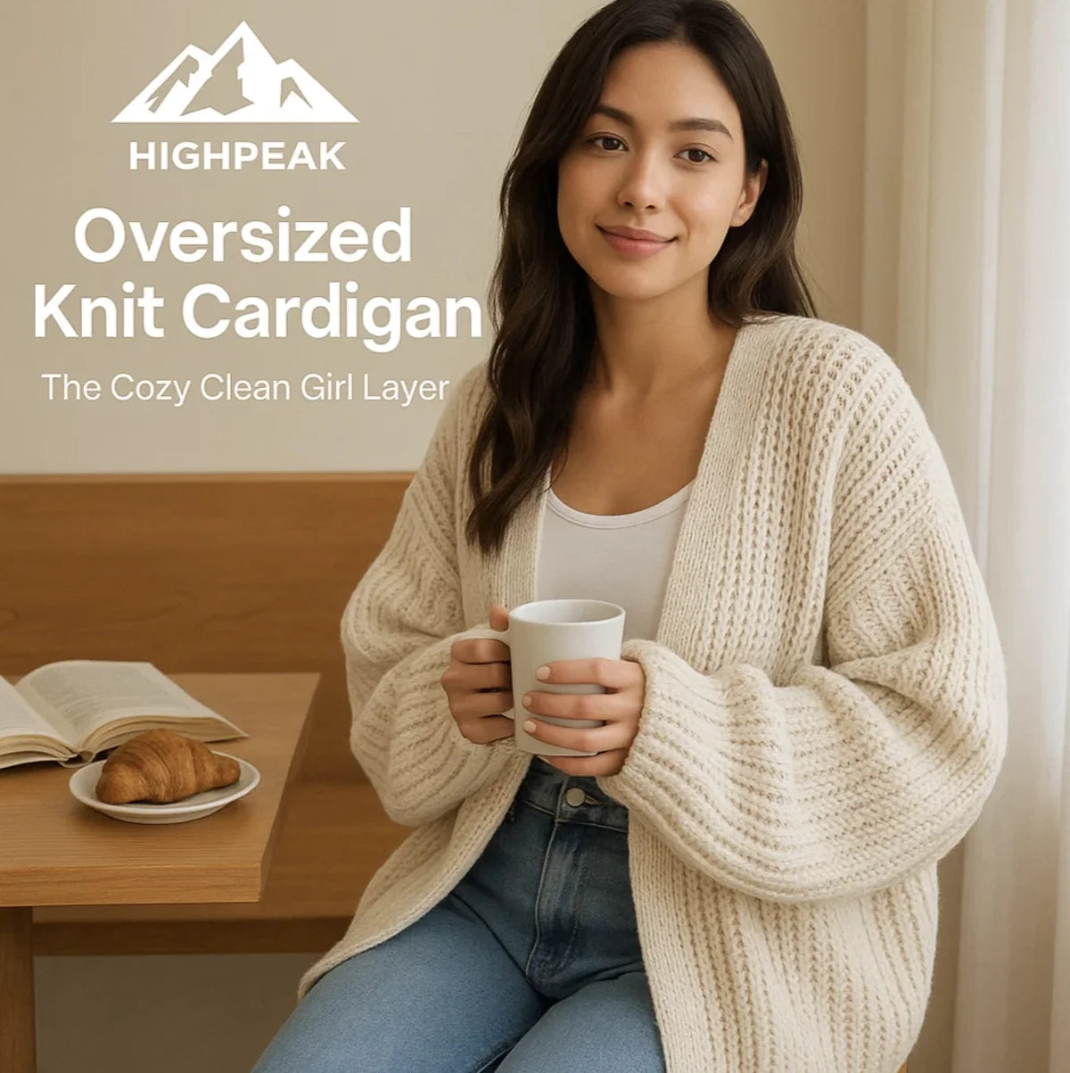 Oversized Knit Cardigan