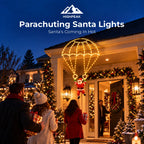 Parachuting Santa Lights