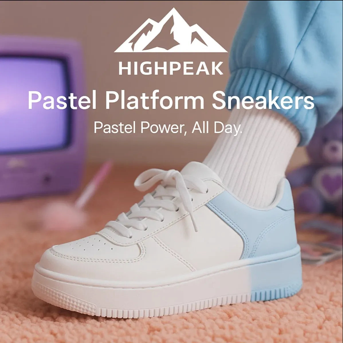 Pastel Platform Sneakers