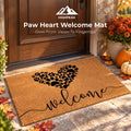 Paw Heart Welcome Mat