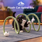 Plush Cat Spiral Toy