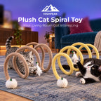 Plush Cat Spiral Toy