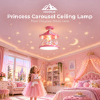 Princess Carousel Ceiling Lamp
