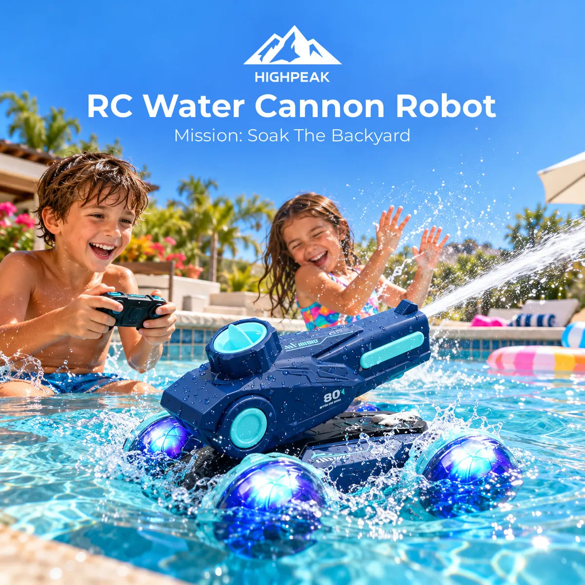 RC Water Cannon Robot