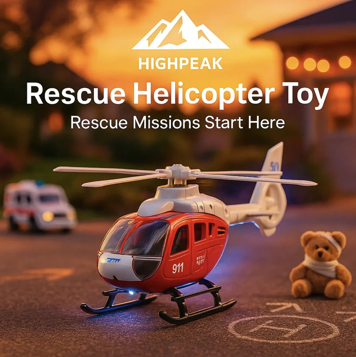 Police Helicopter Toy