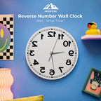Reverse Number Wall Clock