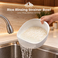 Rice Rinsing Strainer Bowl