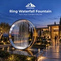 Garden Ring Waterfall Fountain
