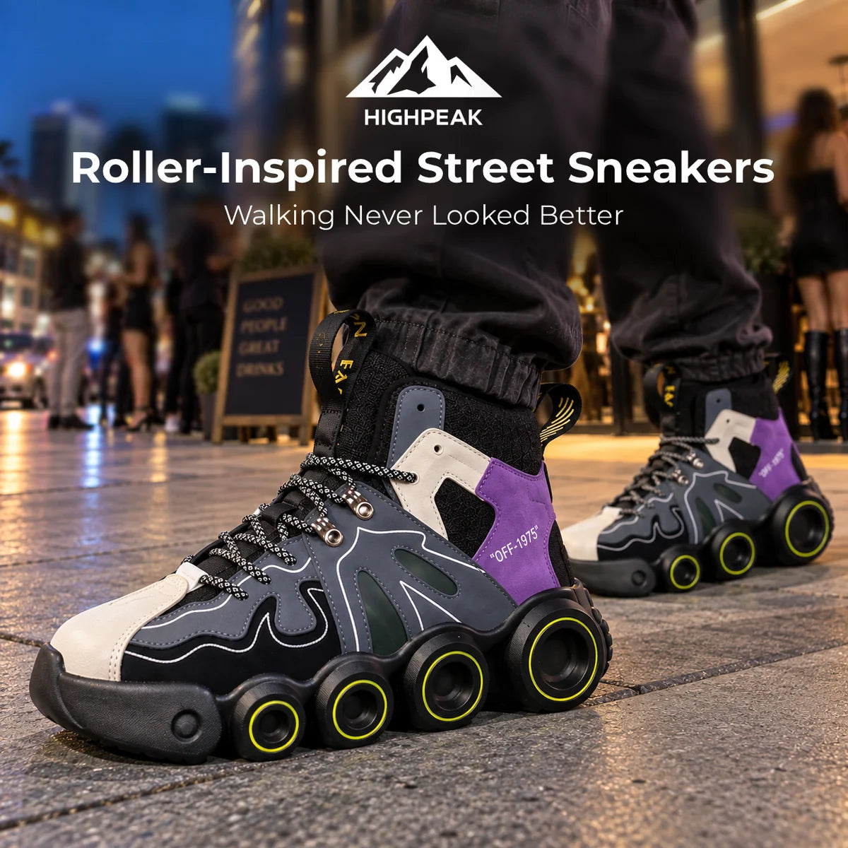 Roller-Inspired Street Sneakers
