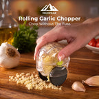 Rolling Garlic Chopper