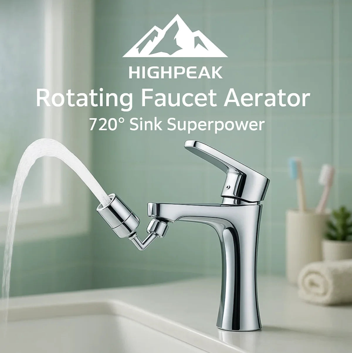 Rotating Faucet Aerator