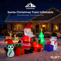 10.2FT Santa Christmas Train Inflatable