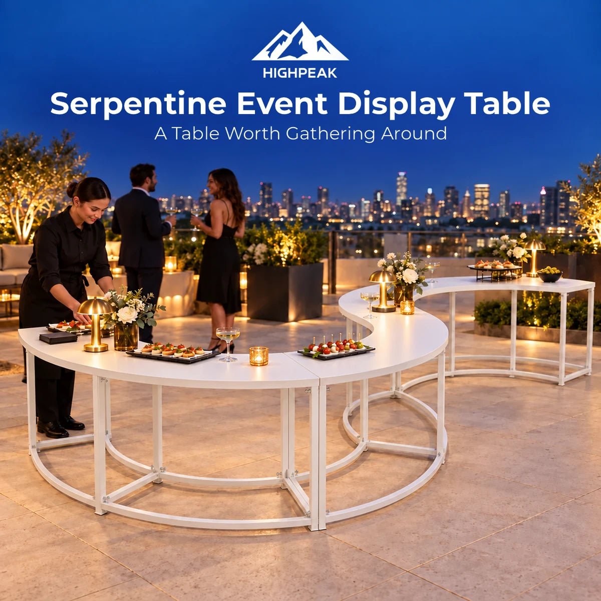 Serpentine Event Display Table