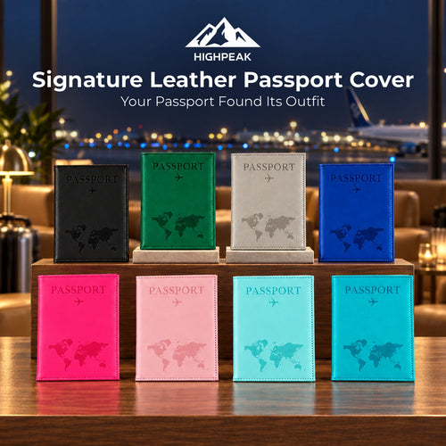 Signature Leather Passport Cover