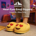 Heart Eyes Emoji Slippers