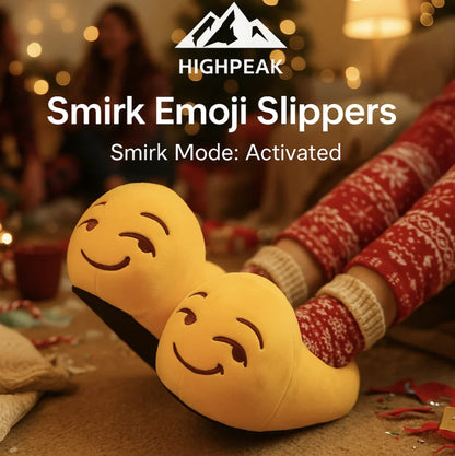 Smirk Emoji Slippers