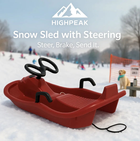 Snow Sled with Steering