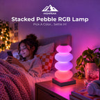 Stacked Pebble RGB Lamp
