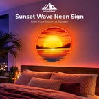 Sunset Wave Neon Sign
