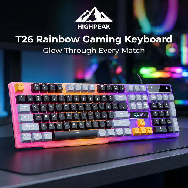 T26 Rainbow Gaming Keyboard