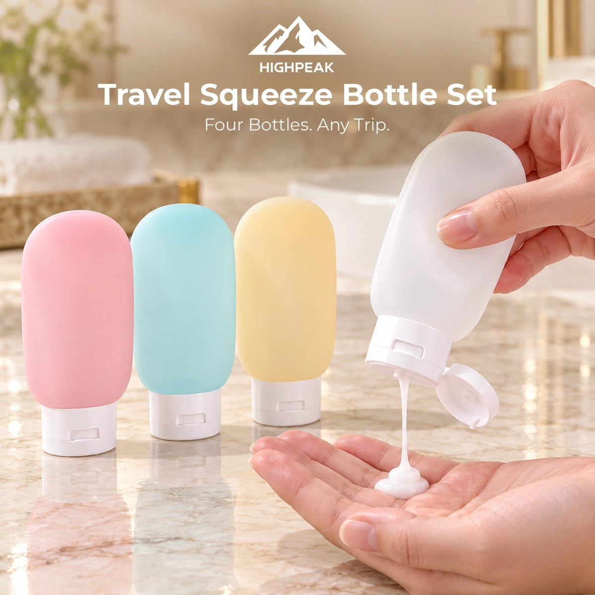 Travel Squeeze Bottle Set