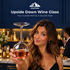 Upside Down Wine Glass