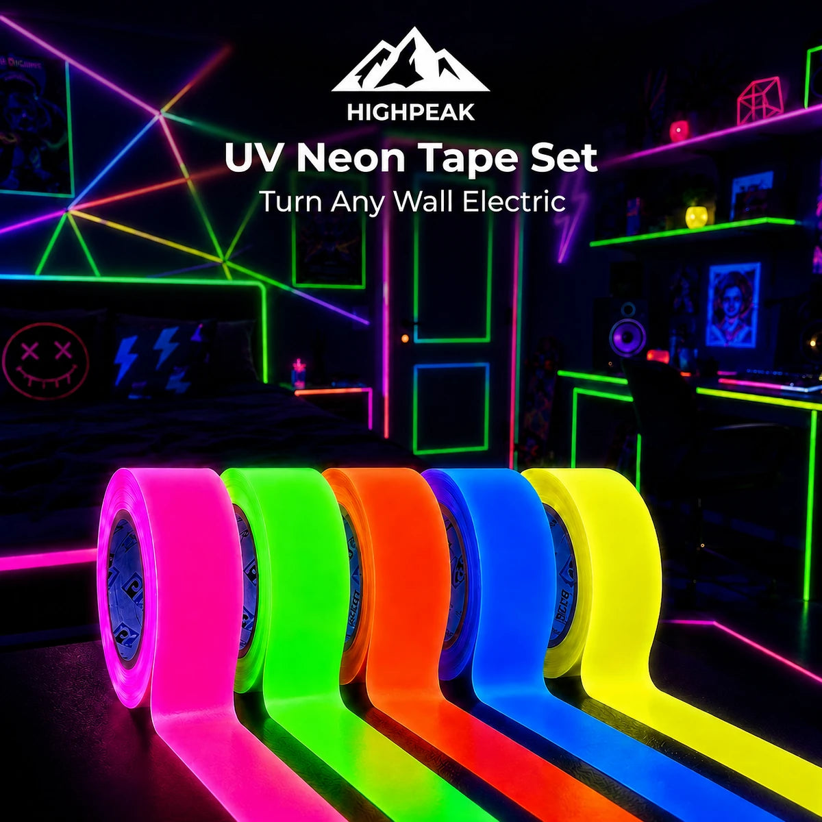 UV Neon Tape Set