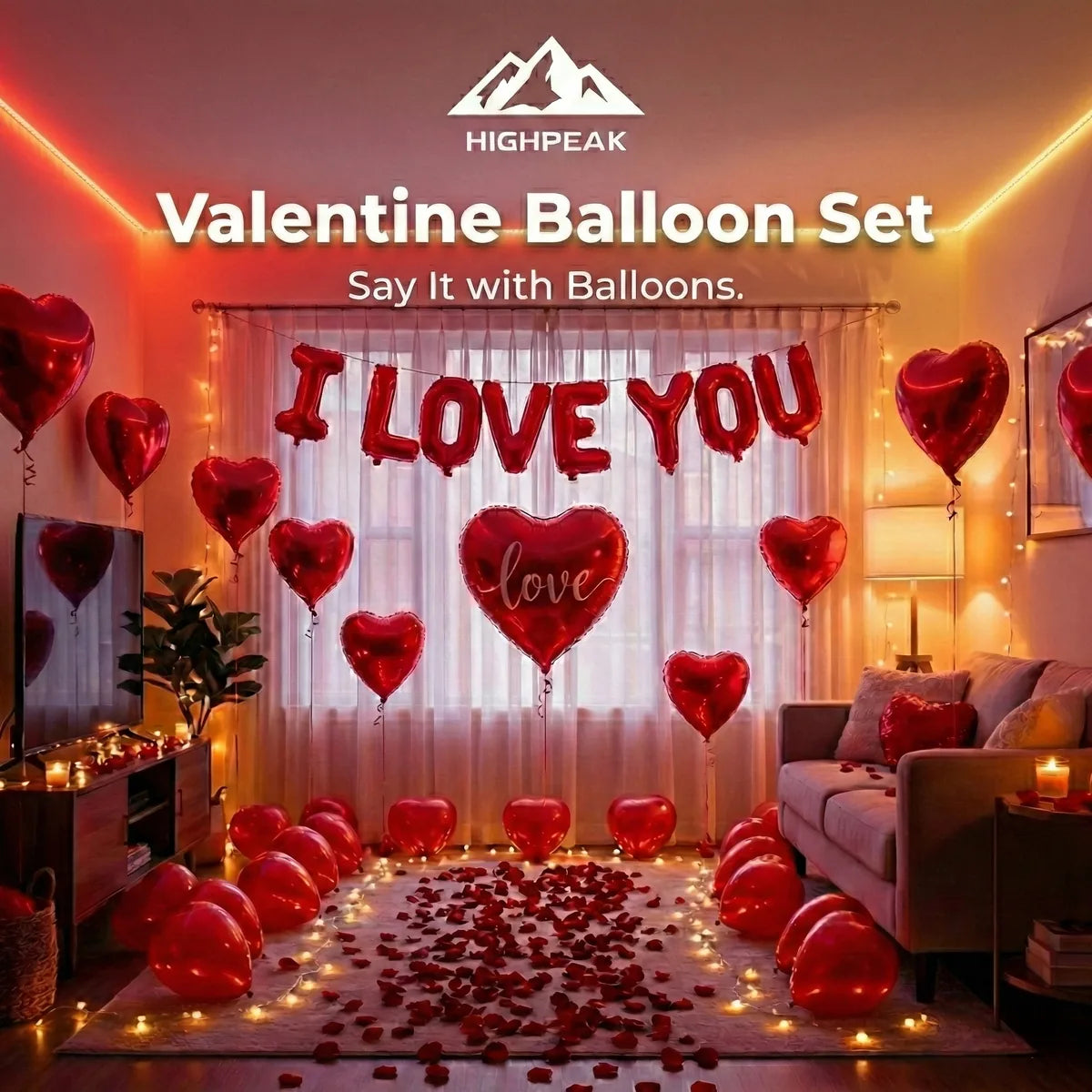 Valentine Balloon Set