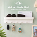 Wall Key Holder Shelf