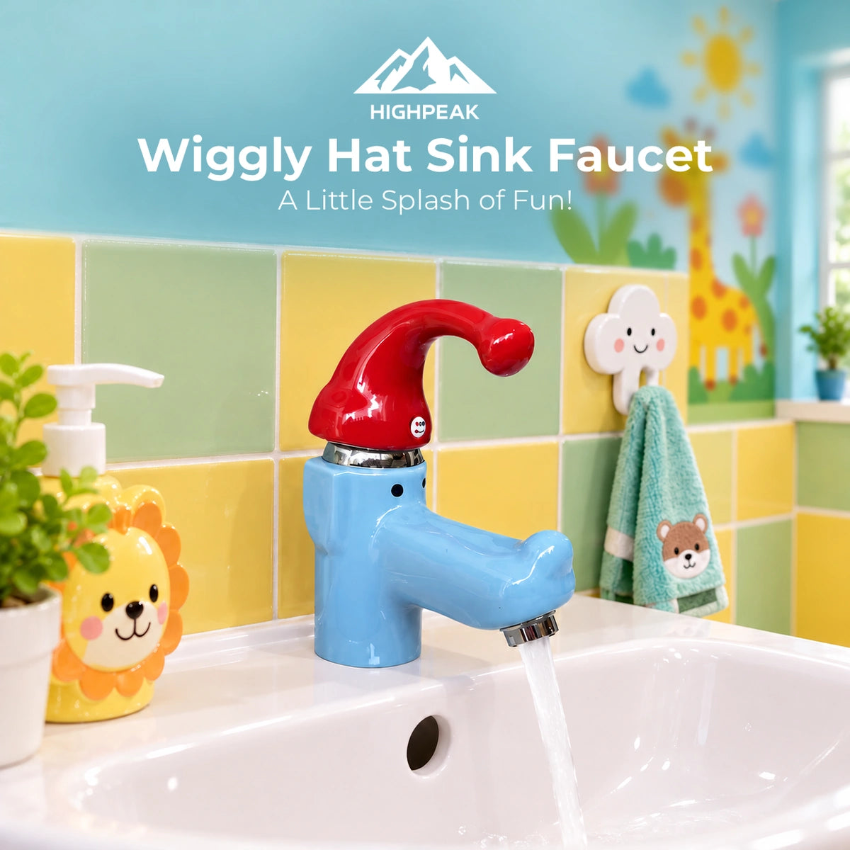 Wiggly Hat Sink Faucet